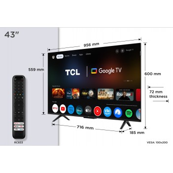 TCL P7K 43P7K TV 109.2 cm (43