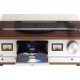 Denver MRD-52 retro stereo system with light wood turntable