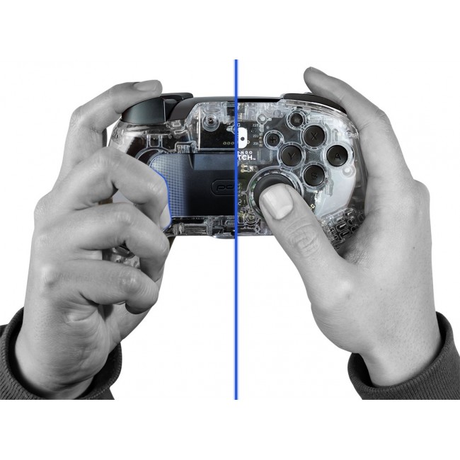 PDP Afterglow Black, Transparent Gamepad Analogue / Digital Nintendo Switch, Nintendo Switch Lite, Nintendo Switch OLED PDP Afterglow Black, Transparent Gamepad Analogue / Digital Nintendo Switch, Nintendo Switch Lite, Nintendo Switch OLED