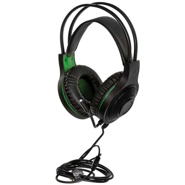 Esperanza EGH430 Headphones with microphone Headband Black, Green