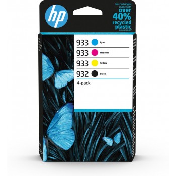 HP 932/3 4x Schwarz+Dreifarbig Tintenpatrone