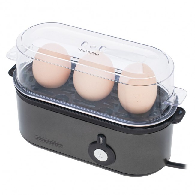 Egg Cooker MESKO MS 4485GM Dark Grey 3 Eggs 210W
