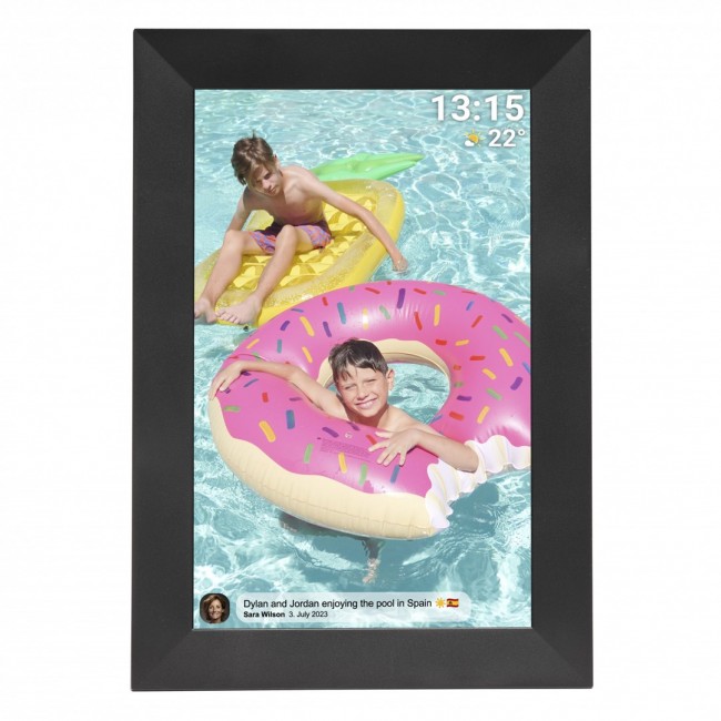 Denver PFF-1024BMK2 digital photo frame Black 25.6 cm (10.1