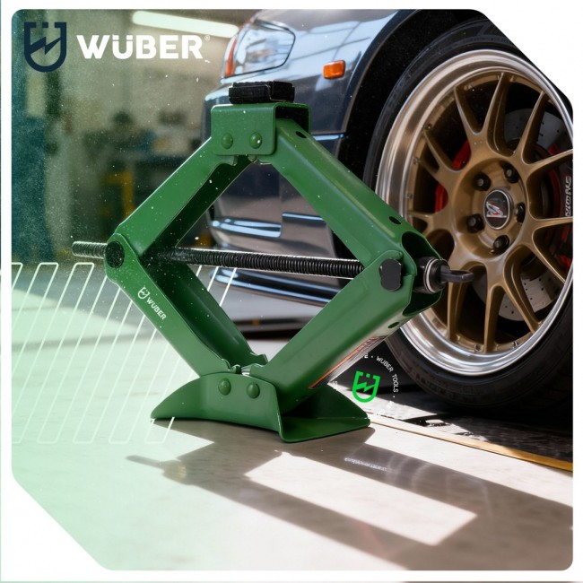 2 t trapezoidal car jack 120 415 mm W22023 WUBER