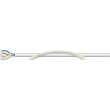 Intellinet Network Bulk Cat5e Cable, 24 AWG, Solid Wire, 305m, Grey, Copper, U/UTP, Box