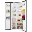 Gorenje Side by side kyl /fryssk p med MultiFlow Cooling f r j mn luftcirkulation i hela sk pet. NoFrost Plus eliminerar manuell avfrostning, medan SuperCool och FastFreeze hj lper till att uppr tth lla optimala f rh llanden f r nyinlagda dagligvaror.