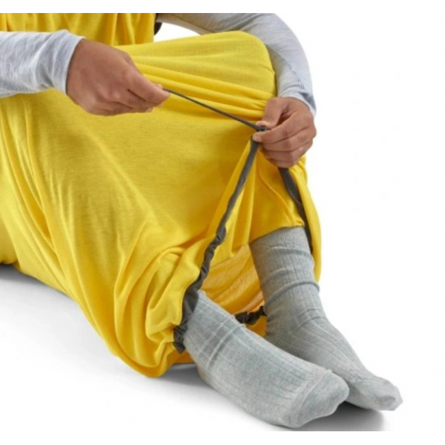 Sea To Summit Reactor Sleeping Bag Liner - Mummy W/ Drawcord- compact- yellow