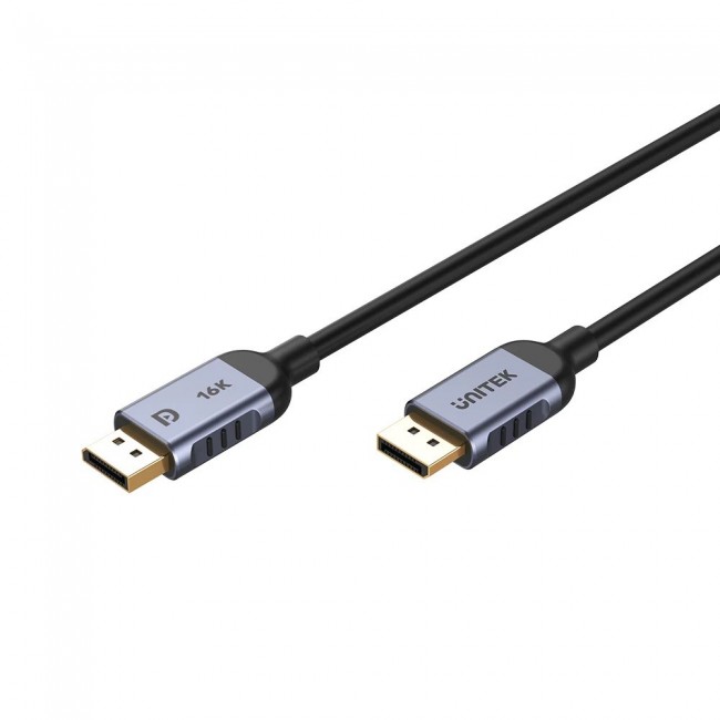 UNITEK C1626GY01-1M DisplayPort 2.1 Black