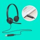 Logitech H340 USB Computer Headset Wired Head-band Office/Call center USB Type-A Black Logitech H340 USB Computer Headset Wired Head-band Office/Call center USB Type-A Black