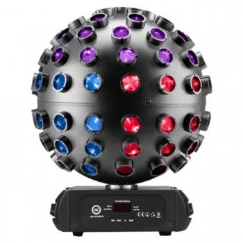 LIGHT4ME LED SPHERE 5x18W RGBWA-UV light effect