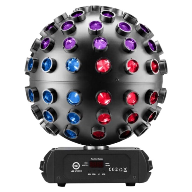 LIGHT4ME LED SPHERE 5x18W RGBWA-UV light effect LIGHT4ME LED SPHERE 5x18W RGBWA-UV light effect