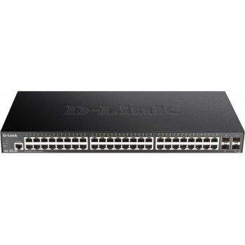 Switch D-Link DGS-1250-52X/E Gigabit Ethernet (10/100/1000) Black