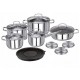 Smile 14-piece cookware set MGK-22 with cutting board set
