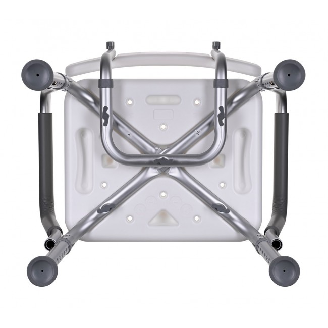 Shower chair with backrest and armrests Shower chair with backrest and armrests