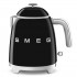 SMEG Kettle (KLF05BLEU) mini 0.8L black Schwarz