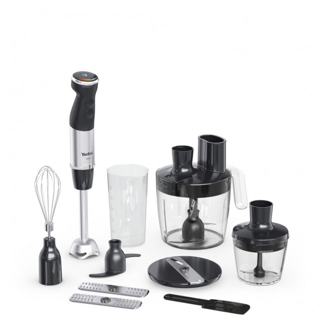Tefal Quickchef+ HB67G830 blender 0.8 L Immersion blender 1000 W Black, Stainless steel