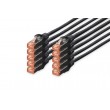 Digitus CAT 6 S/FTP patch cable, 10 pieces