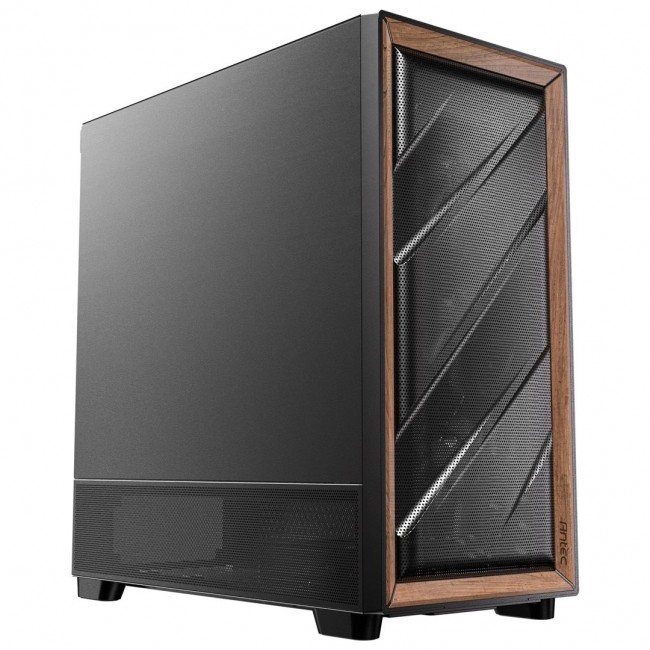 Antec FLUX SE Midi Tower Black, Wood