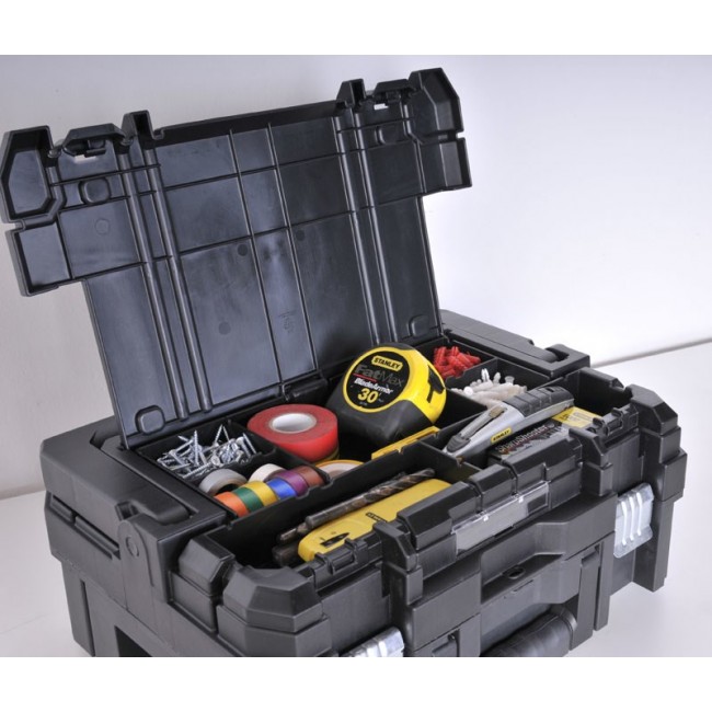 Stanley FMST171966 small parts/tool box Tool hard case Metal, Plastic Black