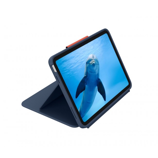 Logitech Rugged Combo 4 Touch QWERTZ German Smart Connector Blue