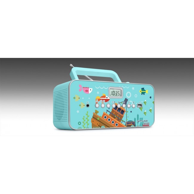 Muse M-29KB portable stereo system Digital 1 W FM, MW, PLL Multicolour MP3 playback Muse M-29KB portable stereo system Digital 1 W FM, MW, PLL Multicolour MP3 playback