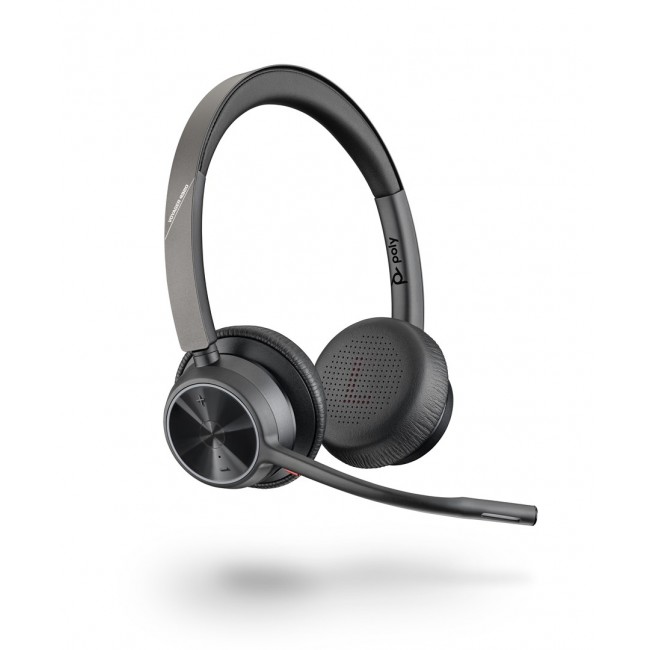 POLY Voyager 4320 USB-C Headset +BT700 dongle +Charging Stand