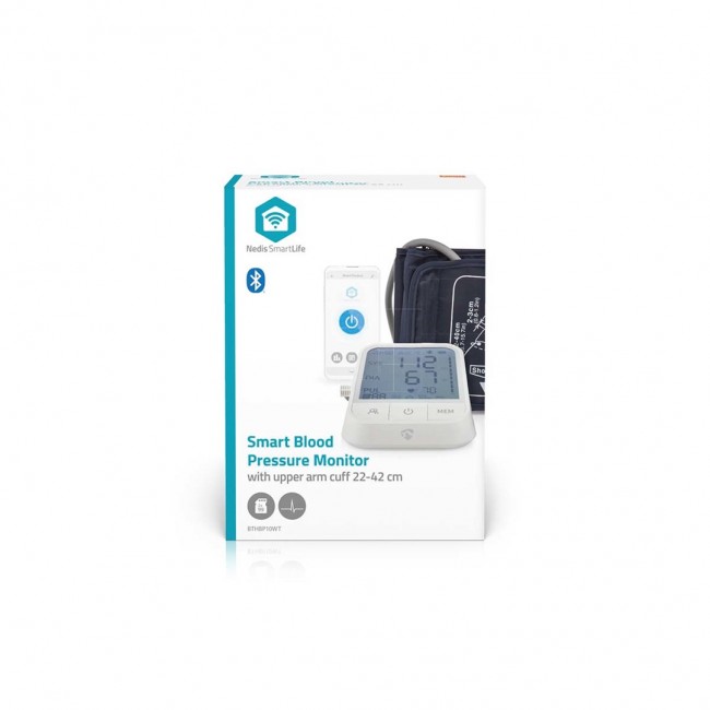 Nedis BTHBP10WT blood pressure unit Upper arm Automatic 1 user(s)