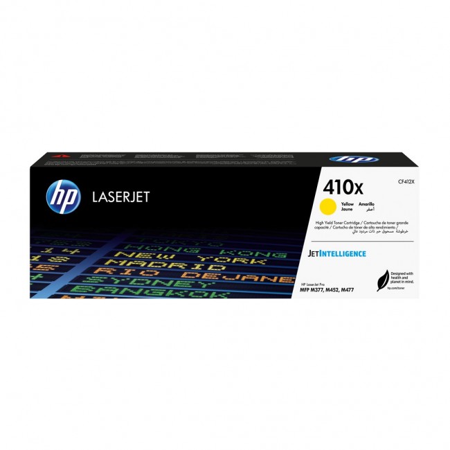 HP 410X High Yield Yellow Original LaserJet Toner Cartridge HP 410X High Yield Yellow Original LaserJet Toner Cartridge