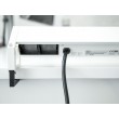 Bachmann Desk2 socket-outlet 3 x Type F Black, Stainless steel