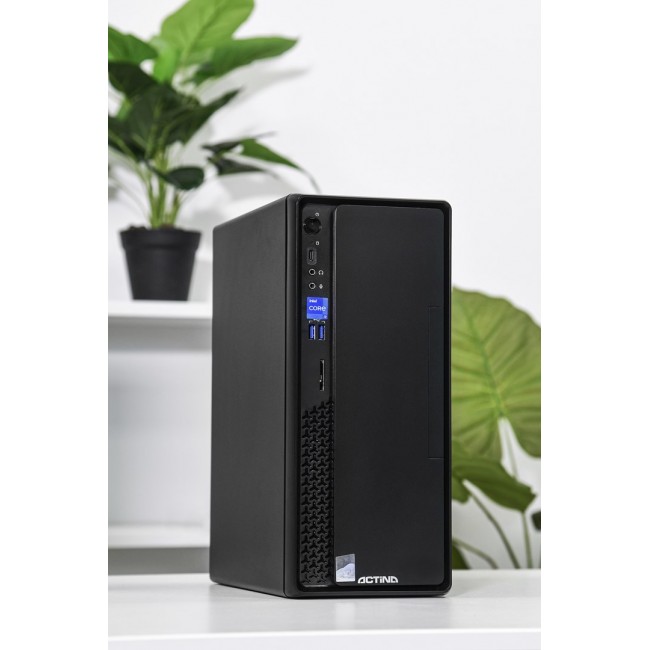 Actina 5901443334361 PC i3-12100 Mini Tower Intel Core i3 8 GB DDR4-SDRAM 512 GB SSD Windows 11 Home Black