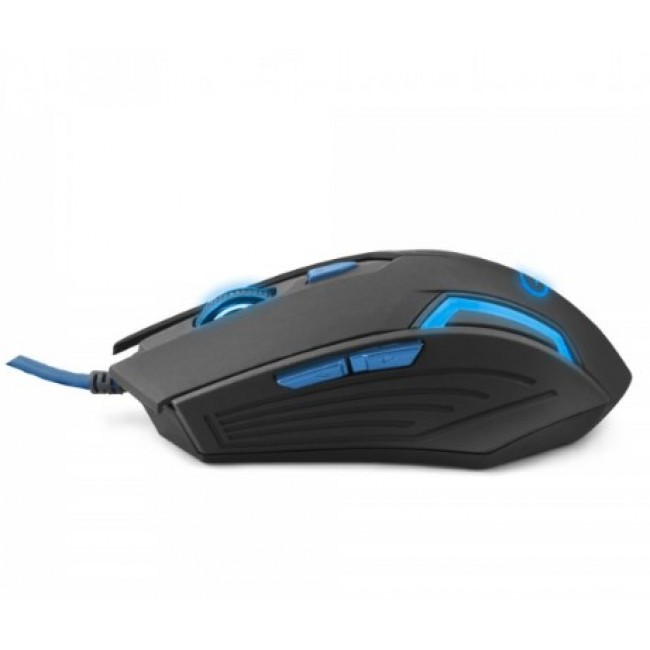 Esperanza EGM205B mouse Right-hand USB Type-A Optical 2400 DPI