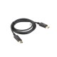 Lanberg CA-DPDP-10CC-0018-BK DisplayPort cable 1.8 m Black