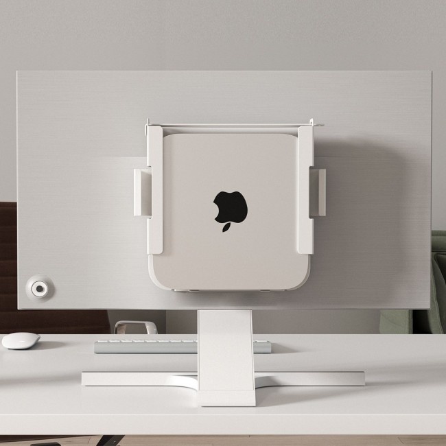 Maclean MC-473 MAC Mini Mount, VESA 75x 75 100x100 Compatible with Mac Mini Manufactured after 2014