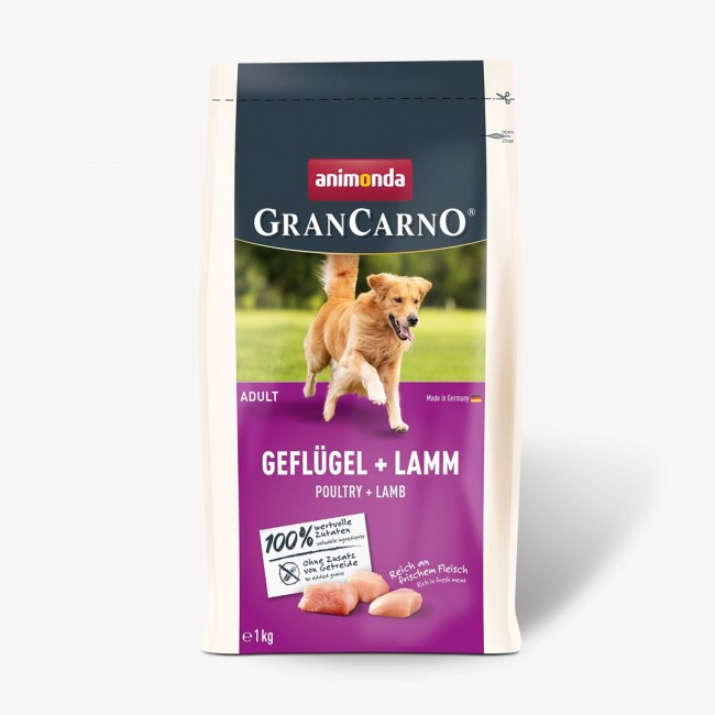 ANIMONDA Gran Carno Adult Poultry with Lamb - dry dog food - 1 kg