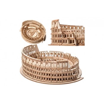 Puzzle wood 3D model of Colosseum E016 70480