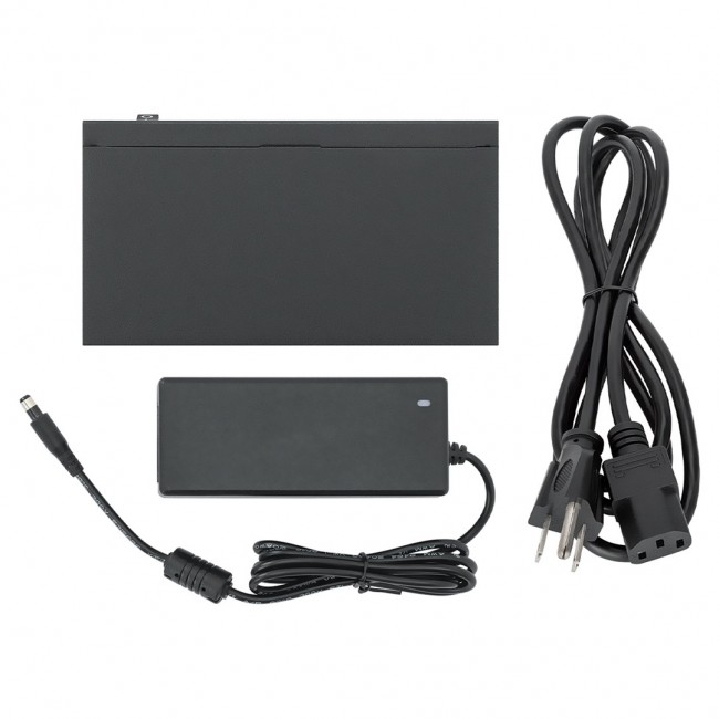 Gigabit 5xPoE Passthrough Switch powered by PoE or AC, 68W Gigabit 5xPoE Passthrough Switch powered by PoE or AC, 68W