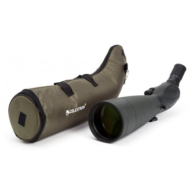 Celestron TrailSeeker 100-45 Degree spotting scope 67x BaK-4 Black Celestron TrailSeeker 100-45 Degree spotting scope 67x BaK-4 Black