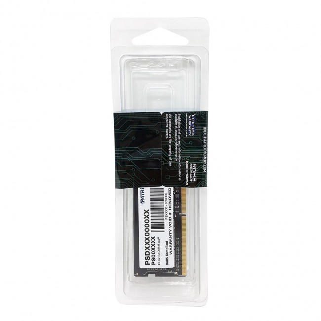 Memory module PATRIOT SIGNATURE DDR4 SO-DIMM 8GB 3200MHz (PSD48G32002S) Memory module PATRIOT SIGNATURE DDR4 SO-DIMM 8GB 3200MHz (PSD48G32002S)