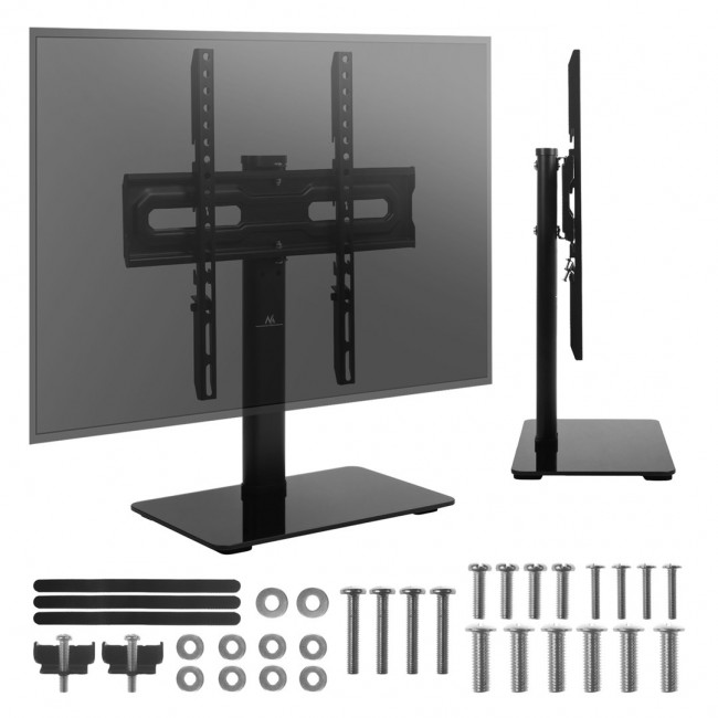 Maclean universal TV stand, for RTV cabinet, stand, max. 35 kg, 20 degree rotation, for 32-55