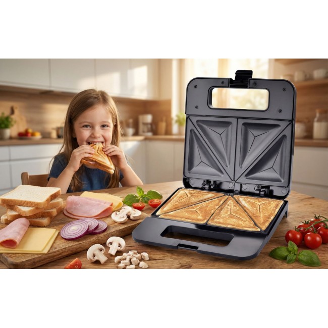 Esperanza EKT010 Sandwich toaster 1000W Black
