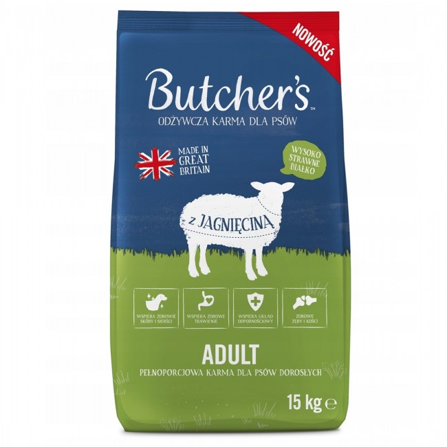 BUTCHER'S Original Lamb - dry dog food - 15kg BUTCHER'S Original Lamb - dry dog food - 15kg