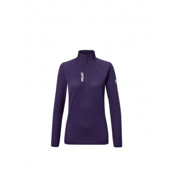Bluza damska MILLET Parmelan Light Fleece Po W fioletowa - S