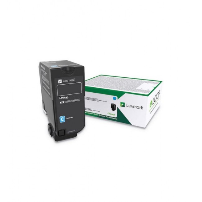Lexmark 74C2HCE toner cartridge 1 pc(s) Original Cyan Lexmark 74C2HCE toner cartridge 1 pc(s) Original Cyan