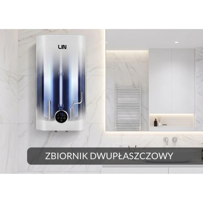 Electric water heater LIN LIFVD1SMWH 50L SMART white