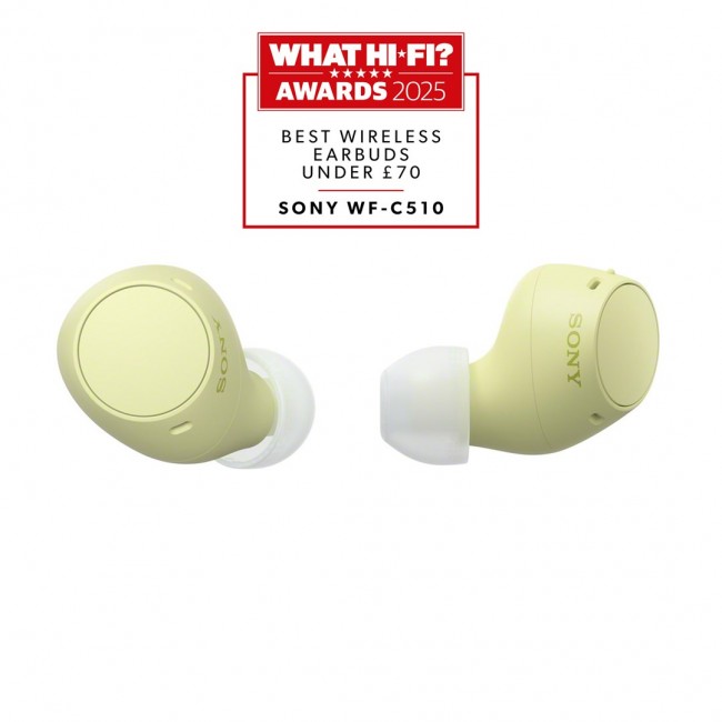 Sony WF-C510 Headset True Wireless Stereo (TWS) In-ear Calls/Music/Sport/Everyday Bluetooth Yellow