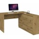 Topeshop BIURKO PLUS ARTISAN computer desk Oak colour