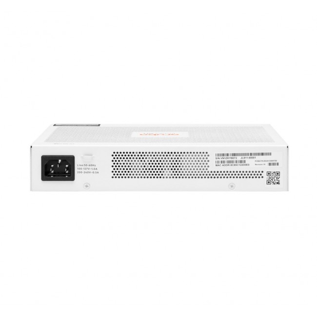 Aruba Instant On 1830 8G 4p Class4 PoE 65W Managed L2 Gigabit Ethernet (10/100/1000) Power over Ethernet (PoE) 1U