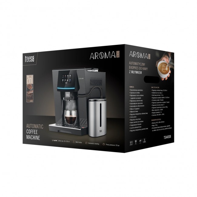 Automatic coffee machine with grinder TEESA AROMA 800 Automatic coffee machine with grinder TEESA AROMA 800
