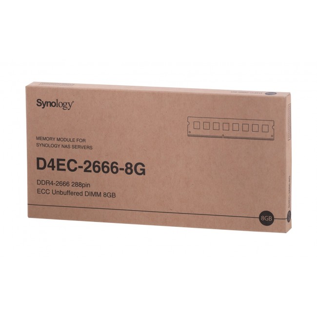 Synology D4EC-2666-8G memory module 8 GB 1 x 8 GB DDR4 2666 MHz ECC