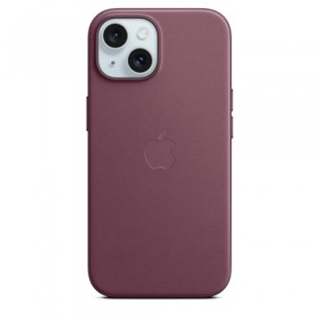 Apple iPhone 15 Feingewebe Case with MagSafe, Mullberry